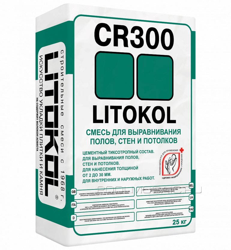 материалы для выравнивания LITOKOL CR300