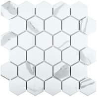 мозаика Hexagon Small Carrara Matt 51x59