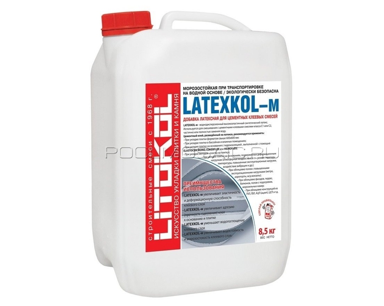 Латексная добавка LATEXKOL–м 8,5 кг.